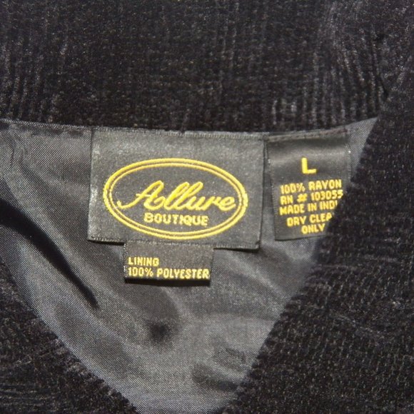 Allure Boutique Beaded Long Sleeve Jacket, Large - Picture 7 of 10